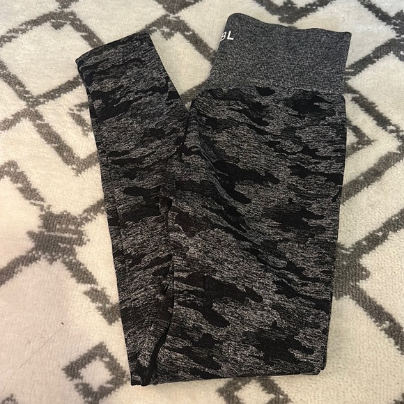 AYBL High Rise Full Length Leggings Sz S - Gray Camo - Picture 3 of 4